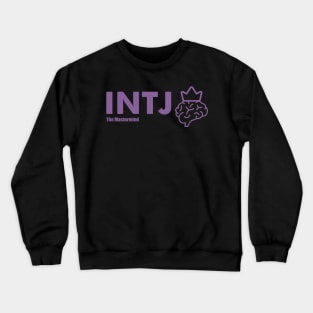 INTJ The Mastermind MBTI types 1C Myers Briggs personality gift with icon Crewneck Sweatshirt